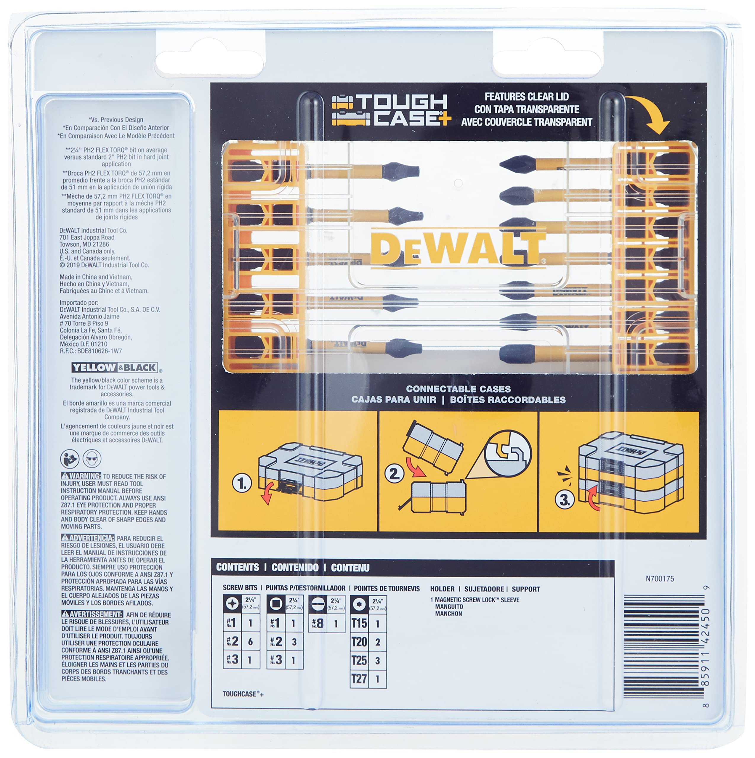 DEWALT FlexTorq Impact Driver Bit Set, 22-Piece (DWA2FTS22IR